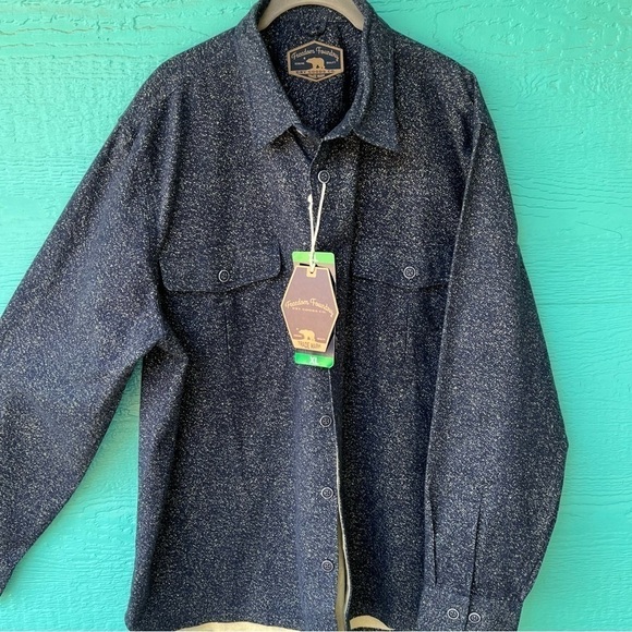 FREEDOM FOUNDRY FLANNEL CHAMOIS SHACKET STARRY SKY SIZE XL NWT - Picture 1 of 10